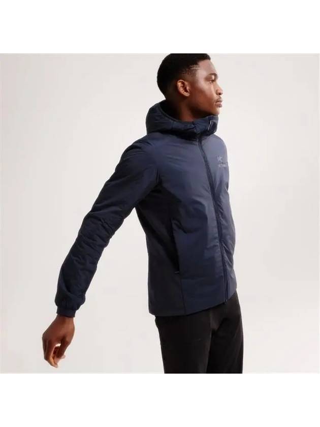 Atom Logo Hooded Track Jacket Navy - ARC'TERYX - BALAAN 6