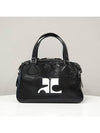 Logo Reedition Naplock Bowling Tote Bag Black - COURREGES - BALAAN 2