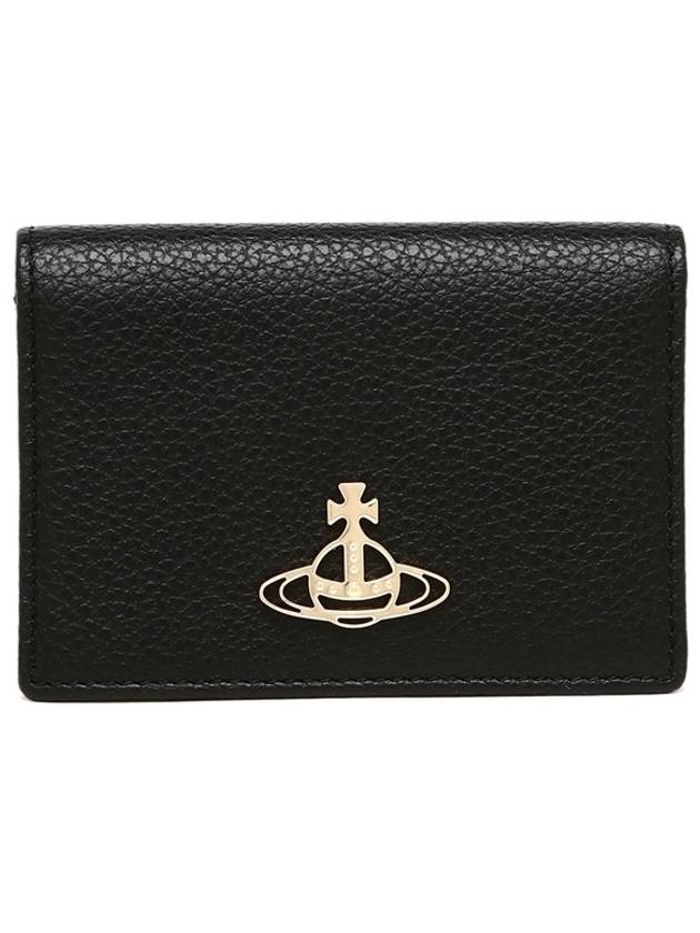 ORB Logo Card Wallet Black - VIVIENNE WESTWOOD - BALAAN 2