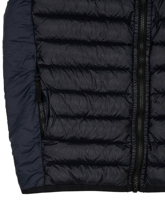 Kids Logo Patch Padded Vest Navy - STONE ISLAND - BALAAN 9