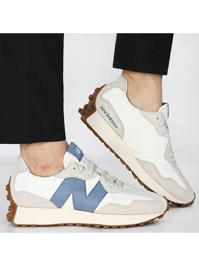 327 Panel Low-Top Sneakers White - NEW BALANCE - BALAAN 2