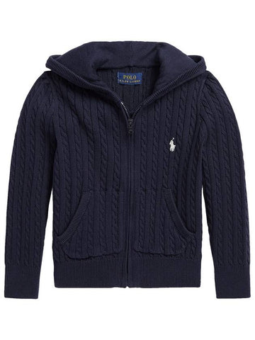 cable knit cardigan navy - POLO RALPH LAUREN - BALAAN 1