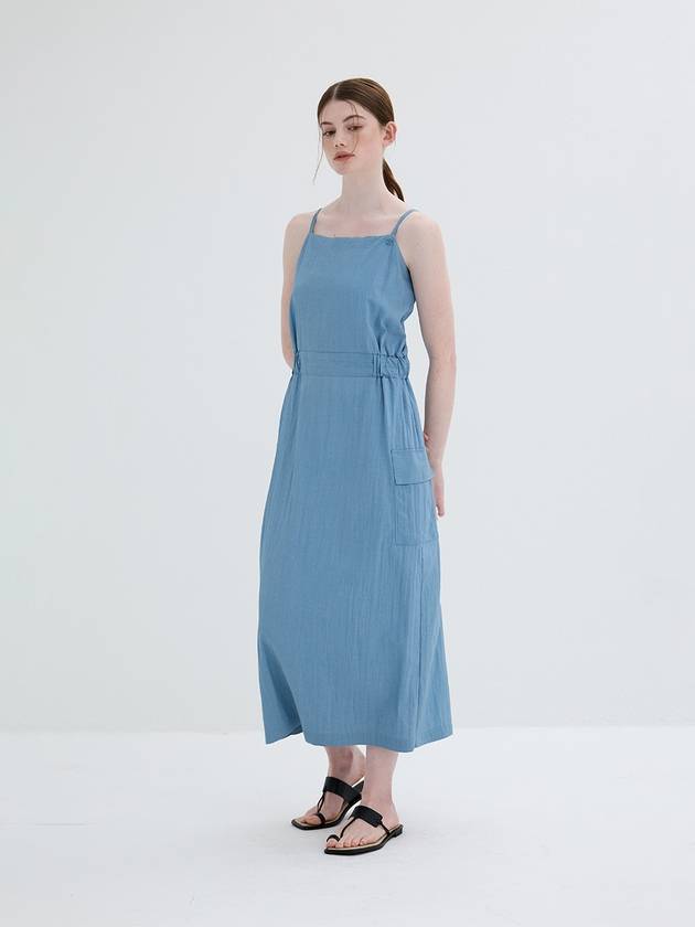 Back circle sleeveless dressLight Blue - REAL ME ANOTHER ME - BALAAN 1