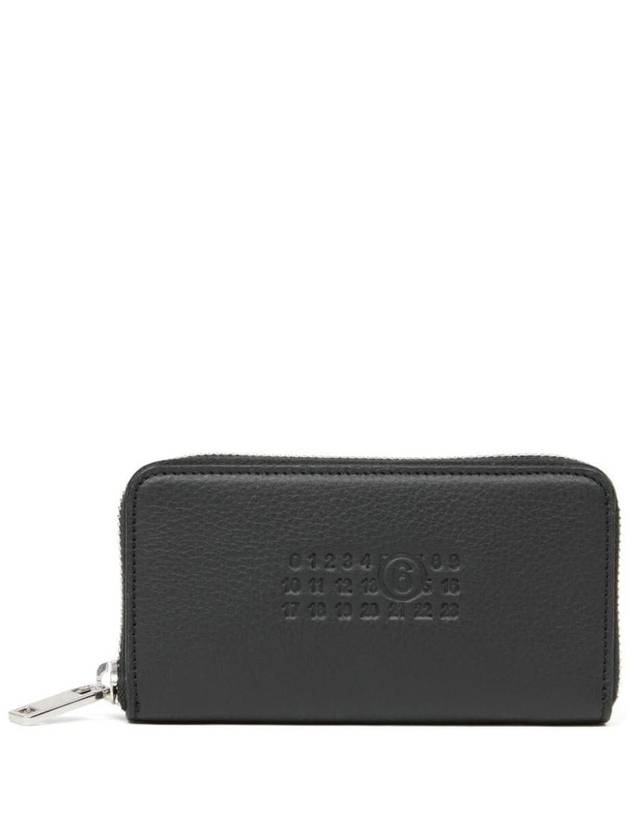 Embossed Numeric Logo Zip Around Long Wallet Black - MAISON MARGIELA - BALAAN 2