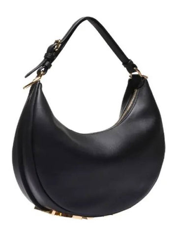 Graphi small leather hobo bag - FENDI - BALAAN 1