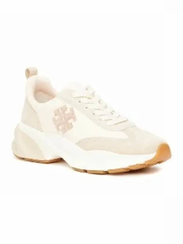 Good Luck Trainer Low Top Sneakers Beige - TORY BURCH - BALAAN 2