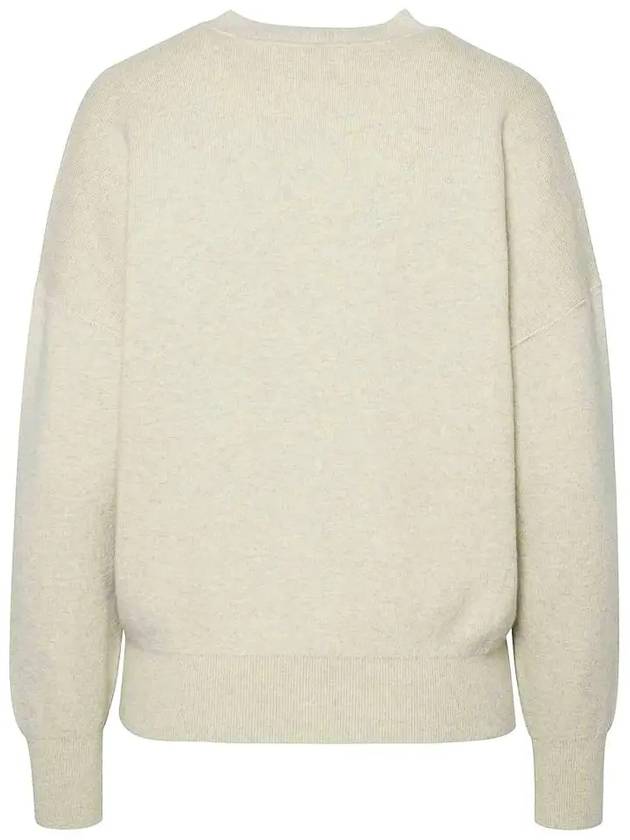 Logo Intarsia Crewneck Sweater Ecru - ISABEL MARANT - BALAAN 4