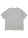 VINTAGE P DYEING CUT OUT BOX 1 2 TEE Gray - A NOTHING - BALAAN 1