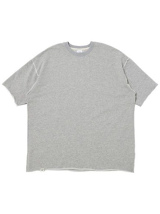 VINTAGE P DYEING CUT OUT BOX 1 2 TEE Gray - A NOTHING - BALAAN 2