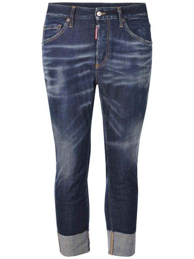 24FW Denim Straight Pants S74LB1590 S30664 470 NAVY BLUE - DSQUARED2 - BALAAN 2