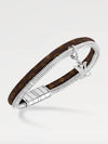 Monogram Swirl Bracelet Brown M8579E - LOUIS VUITTON - BALAAN 3