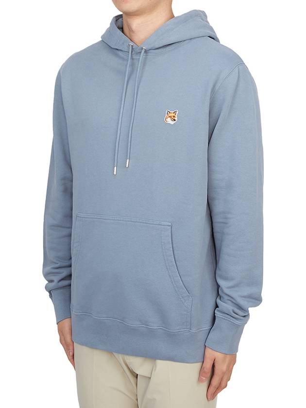 Fox Head Patch Regular Hoodie Light Blue - MAISON KITSUNE - BALAAN 3