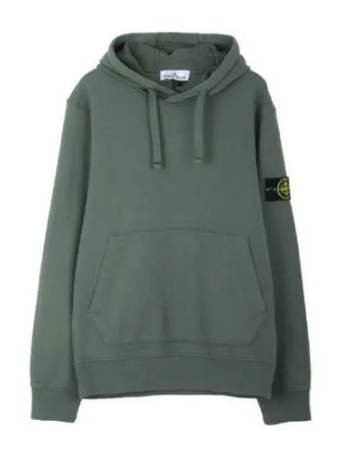 Cotton fleece hoodie regular fit - STONE ISLAND - BALAAN 1