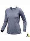 Taema Crew Neck Long Sleeve T-Shirt Stratus - ARC'TERYX - BALAAN 2