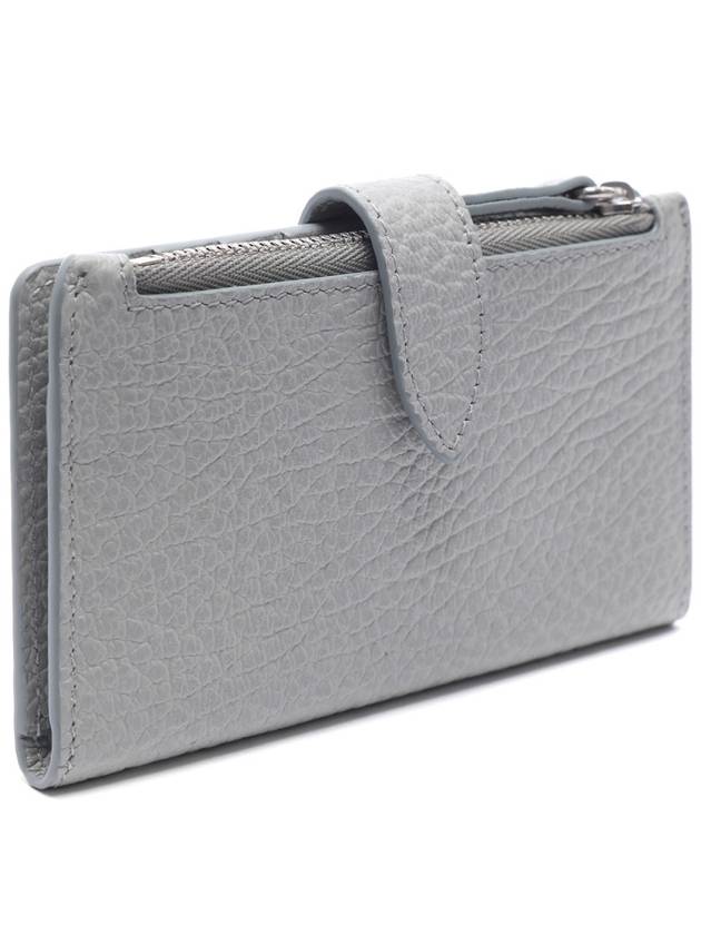 Iconic Stitch Leather Card Wallet Grey - MAISON MARGIELA - BALAAN 4