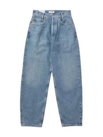 A Goldie tapered high rise baggy denim pants blue jeans - AGOLDE - BALAAN 1