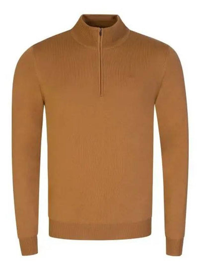 Kiyan Quarter Zip Turtleneck Knit Top Chipmunk - J.LINDEBERG - BALAAN 2