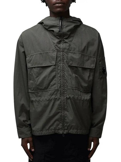 Taylon-P Zip Up Hoodie Green - CP COMPANY - BALAAN 2