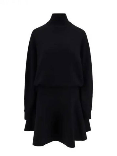 High neck wool mini dress 270266 - ALAIA - BALAAN 1