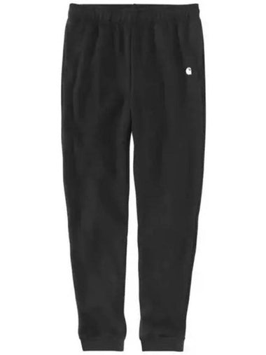 Midweight Tapered Loose Fit Track Pants Black - CARHARTT - BALAAN 1