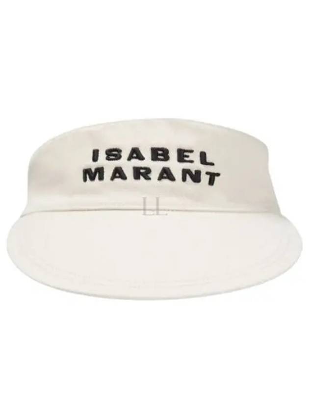 Tyry Logo Visor Cap Ivory - ISABEL MARANT - BALAAN 2