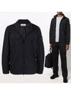 Waffen Naslan Light Watro Zip-up Jacket Black - STONE ISLAND - BALAAN 2