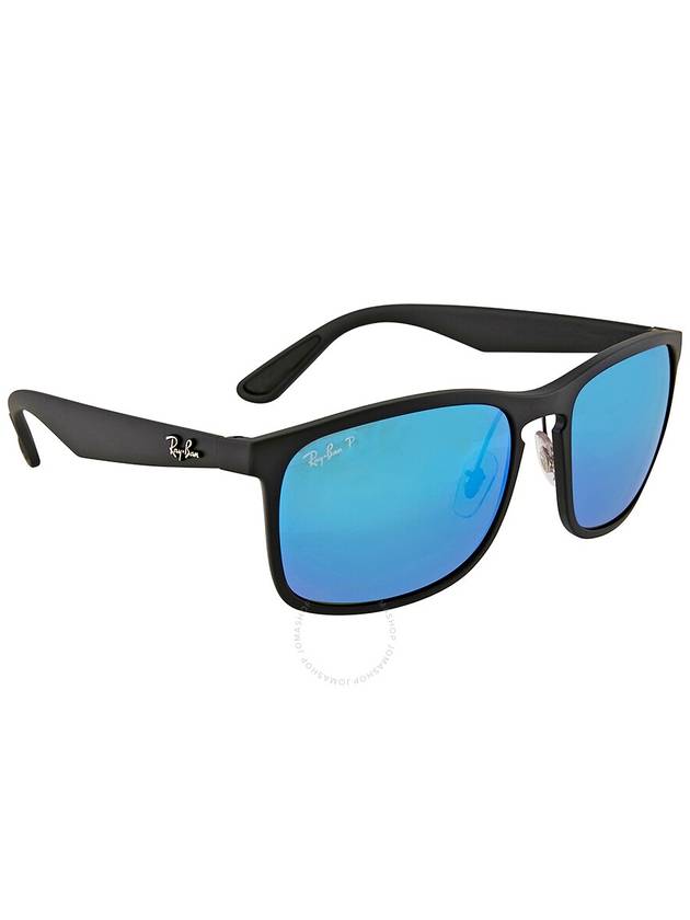 Ray Ban Chromance Polarized Blue Mirror Square Unisex Sunglasses RB4264 601SA1 58 - RAY-BAN - BALAAN 2