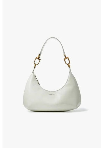 Women s Glossy Lambskin Leather Hobo Bag Light Gray - GIORGIO ARMANI - BALAAN 1