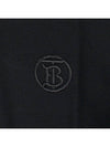 Striped Cotton Polo Shirt Black - BURBERRY - BALAAN 7