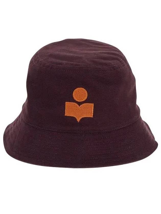 Hailey Embroidered Logo Bucket Hat Purple - ISABEL MARANT - BALAAN 2