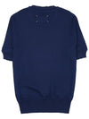 Signature Stitch Linen Knit Top Blue - MAISON MARGIELA - BALAAN 3