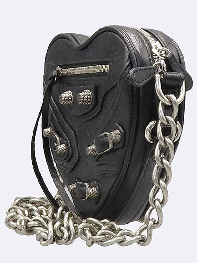 722781 1VG9Y 1000 Le Cagol Heart Leather Mini Bag - BALENCIAGA - BALAAN 3