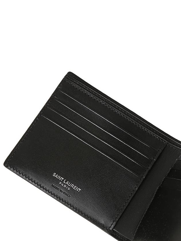 East/West Wallet In Smooth Leather Black - SAINT LAURENT - BALAAN 6