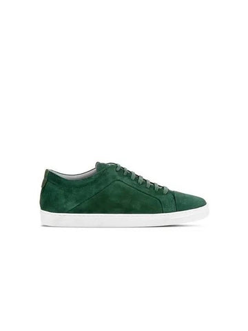 Men s Logo Flap Suede Sneakers Green - GIORGIO ARMANI - BALAAN 1