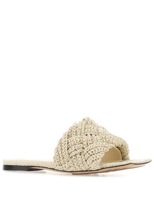 Lido Intrecciato Flat Slipper Cream - BOTTEGA VENETA - BALAAN 3