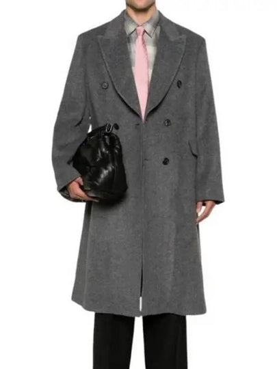 Whale Hairy Mohair Double Coat Grey - OUR LEGACY - BALAAN 2