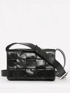 Cassette Intrecciato Small Leather Cross Bag Dark Green - BOTTEGA VENETA - BALAAN 2