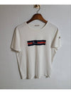 Moncler White Printing Logo Wapen Short Sleeve T Shirt M - MONCLER - BALAAN 1