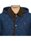 Kids quilted half jacket 323943455002 NAVY Adult wearable - POLO RALPH LAUREN - BALAAN 6