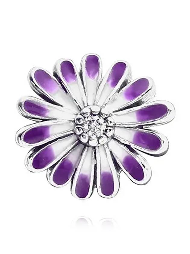 Daisy Bracelet Charm Silver Purple - PANDORA - BALAAN 2