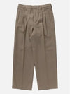 Wool Wide Pants Brown - AMI - BALAAN 2