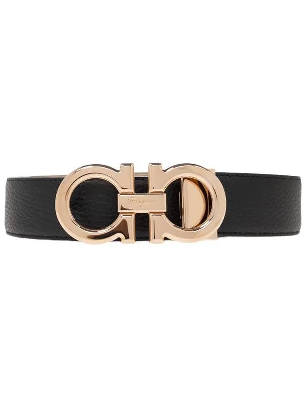 Salvatore Belt 679710 764161 074 Black - SALVATORE FERRAGAMO - BALAAN 3