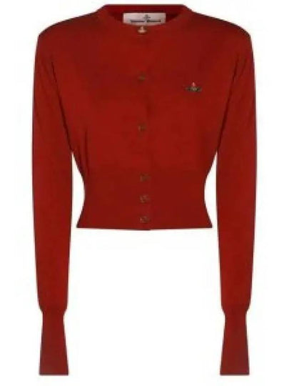 Bea Crop Cardigan Wine - VIVIENNE WESTWOOD - BALAAN 2