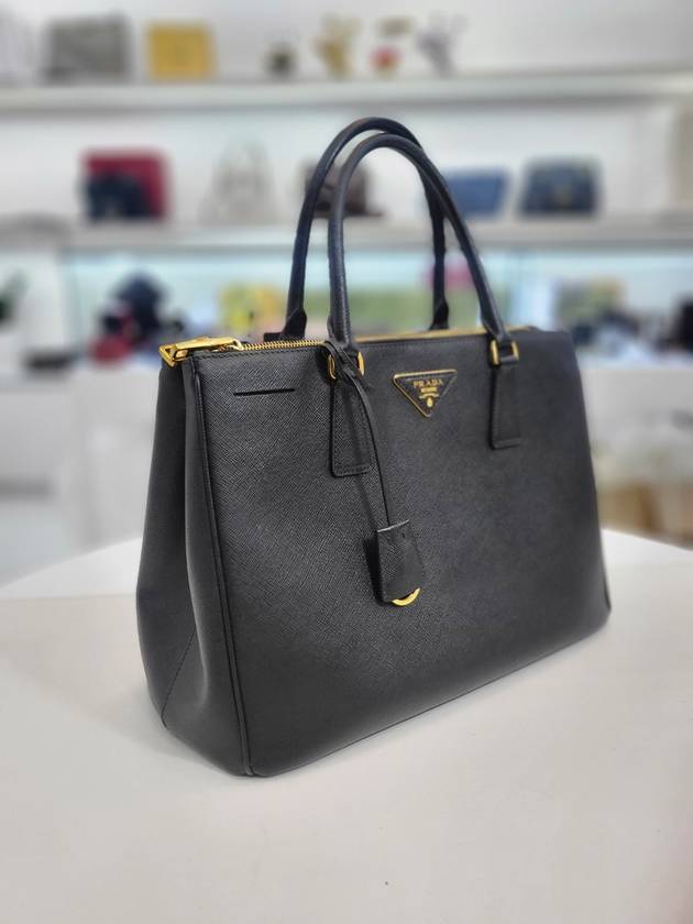 1BA274 Galleria Saffiano Lux Double Zip Shoulder Bag - PRADA - BALAAN 5