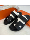 Chypre Men s Sandals Slippers Black H222000ZH - HERMES - BALAAN 4