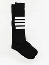 4 Bar Stripe Socks Black - THOM BROWNE - BALAAN 4