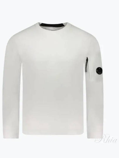 Diagonal Raised Fleece Lens Sweatshirt White - CP COMPANY - BALAAN 2