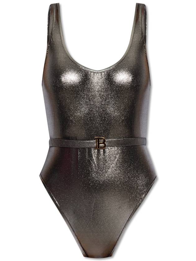 Balmain One-piece Swimsuit, Women's, Silver - BALMAIN - BALAAN 1