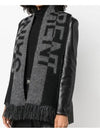 668797 3YI68 1061 Bicolor jacquard muffler - SAINT LAURENT - BALAAN 9