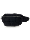 Cassette Padded Belt Bag Black - BOTTEGA VENETA - BALAAN 3